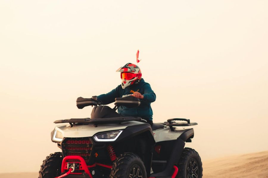 morning desert safari with quad bike